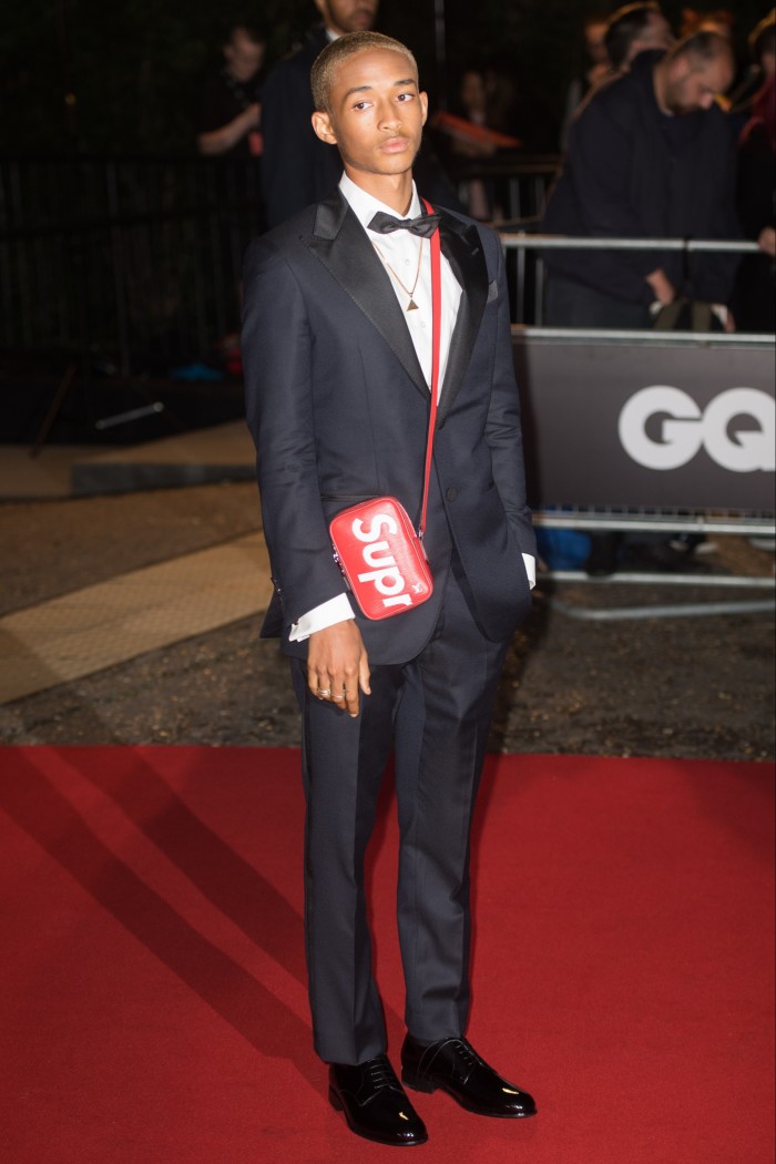 Jaden Smith attends the GQ Men of the Year Awards in London, 2017