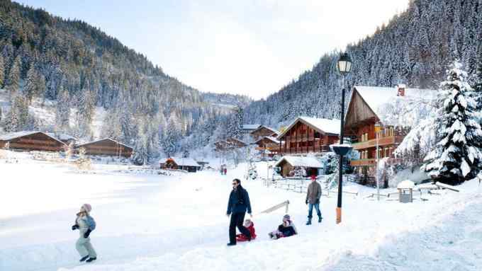 The village of Châtel in the Haute-Savoie region