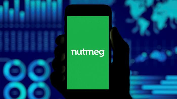 The Nutmeg app on a phone