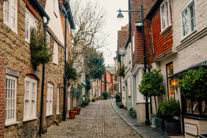 A cobbled street in Petworth