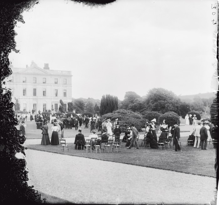 A garden party at Curraghmore House, County Waterford, in the early 1900s