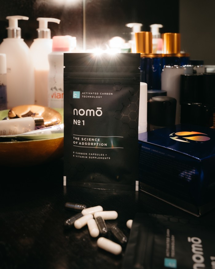 Nomo No 1, £14.99 for six carbon  and six vitamin capsules