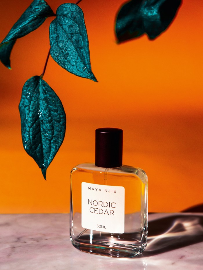 Maya Njie Nordic Cedar perfume, £90 for 50ml