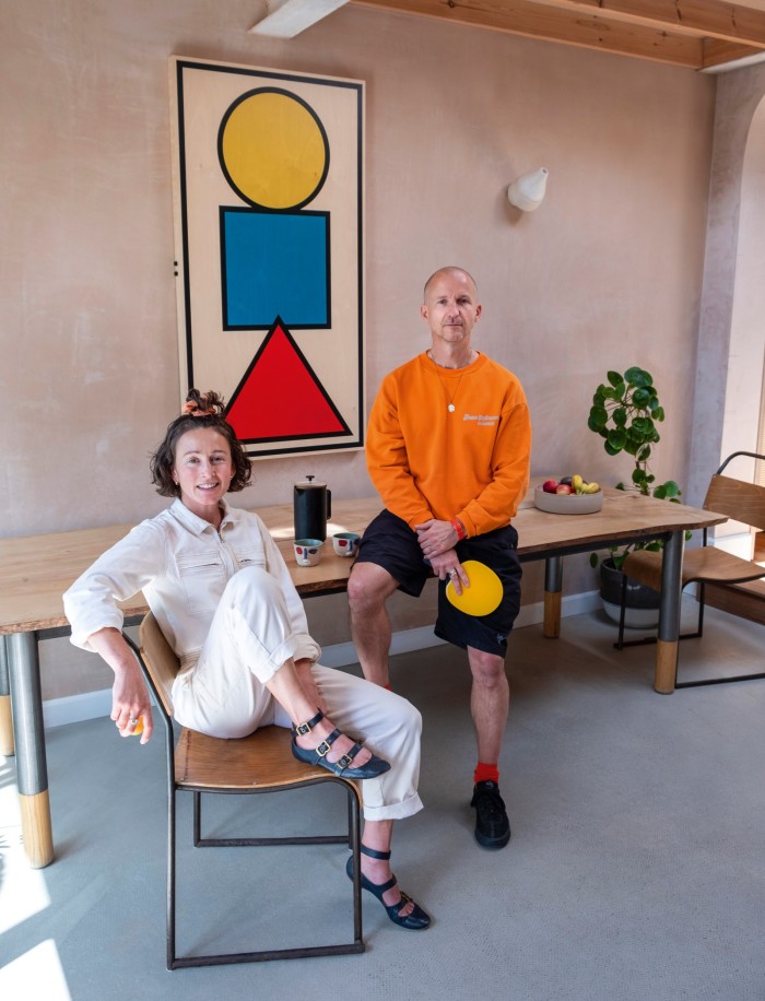 Caroline Moorhouse and Algy Batten of The Art of Ping Pong
