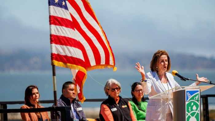 House Speaker Nancy Pelosi speaks in San Francisco