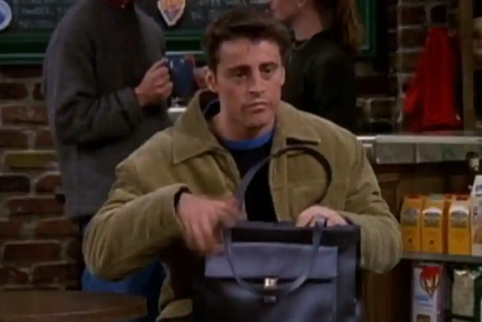 Matt LeBlanc as Joey Tribbiani in the sit-com Friends, 1999