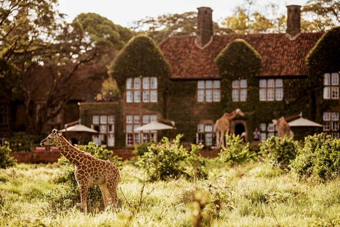 The original Giraffe Manor in Nairobi – with resident giraffes