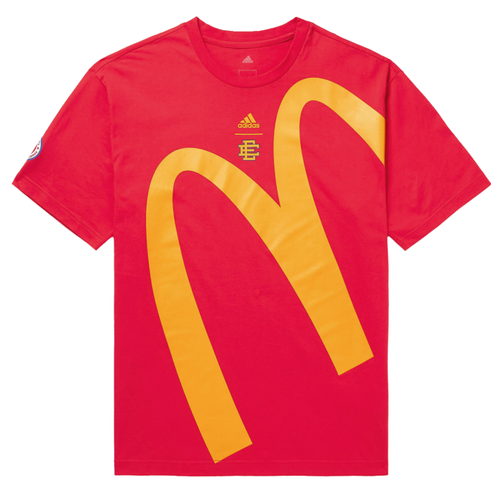Adidas x Eric Emanuel for McDonald’s cotton T-shirt, £45, mrporter.com
