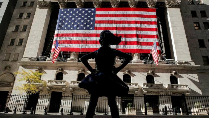 The ‘Fearless Girl’ statue in New York, created by Kristen Visbal, promotes the cause of women in business and finance 