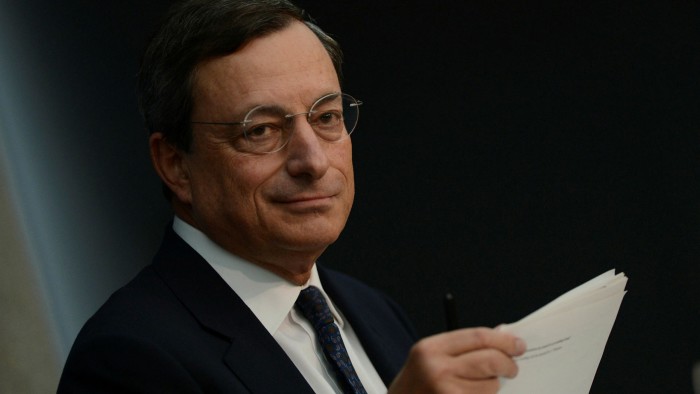 Mario Draghi: effectively ended the euro crisis in 2012 by promising to do ‘whatever it takes’ as president of the European Central Bank