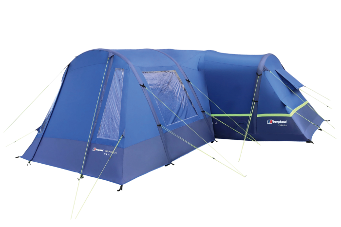Berghaus Air Tent, from £525, and porch, £334, blacks.co.uk
