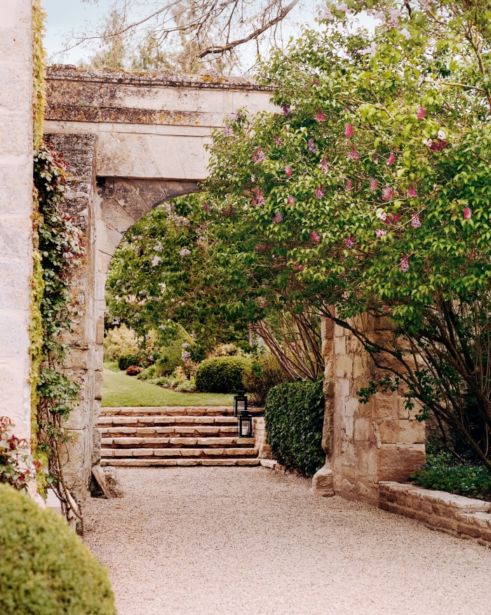 The arch attached to the main house, parts of which date back to the 15th century