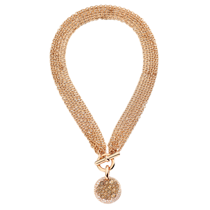 Pomellato rose-gold and diamond Sabbia Necklace £50,450