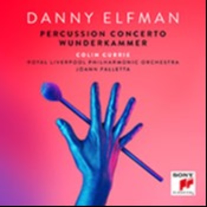 Album cover of ‘Danny Elfman: Percussion Concerto and Wunderkammer’