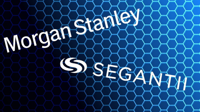 Montage of Morgan Stanley and Segantii logos