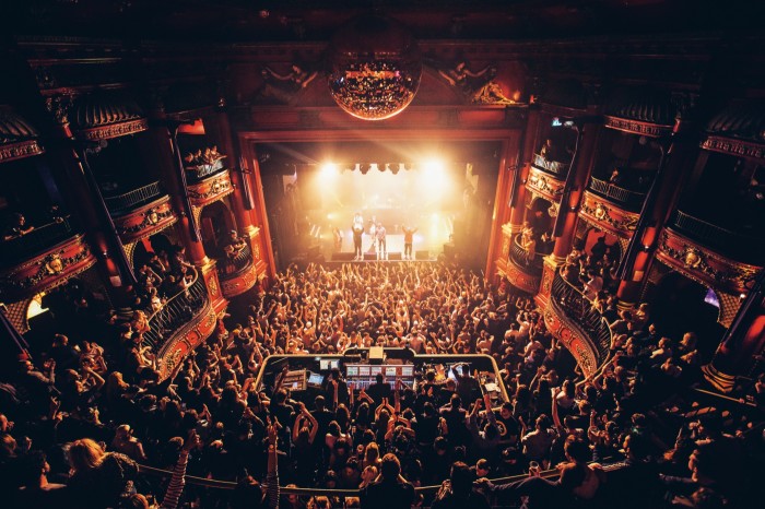 A gig in the old theatre space at Koko