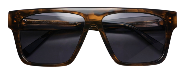 One of the limited-edition pairs of sunglasses designed by Tom Davies