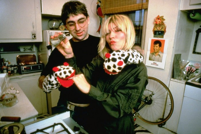Debbie Harry and Chris Stein in their kitchen in 1981