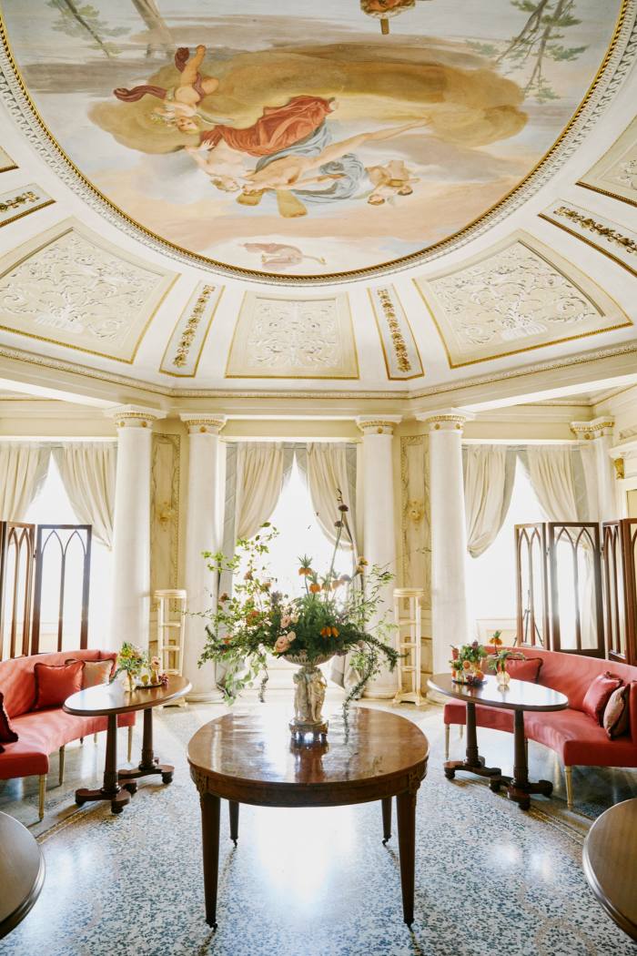 The Sala Ovale, Passalacqua’s formal dining room