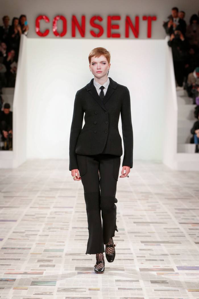 The runway at Dior autumn/winter 2020