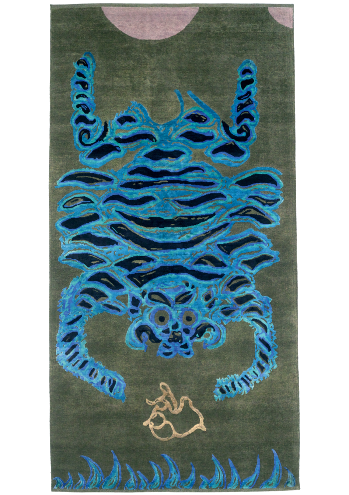 Water Tiger rug by Gary Hume