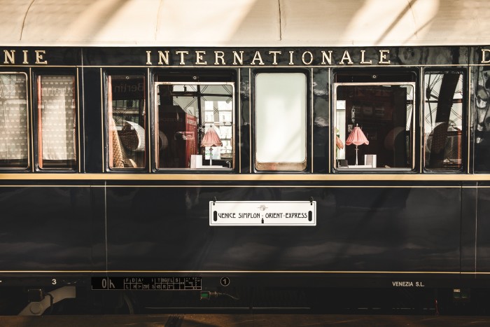 A carriage of the Venice-Simplon Orient Express