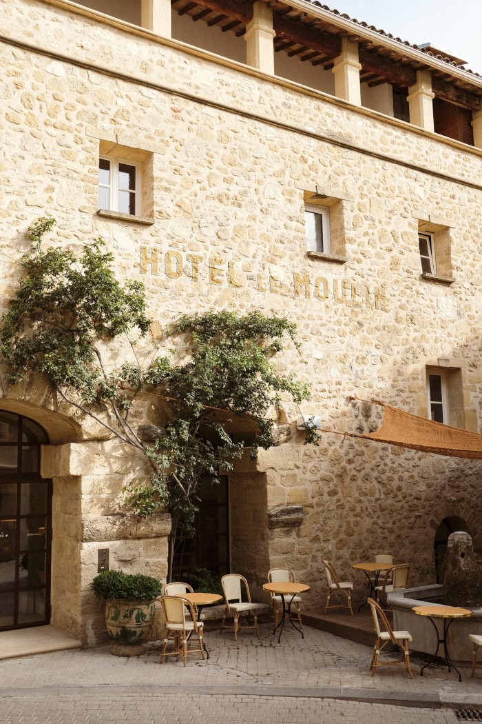 Le Moulin de Lourmarin is in a converted olive-oil mill