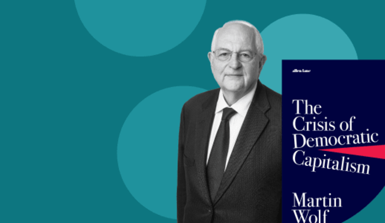 Promotional image for the event 'An Evening with Martin Wolf' presented by FT Live