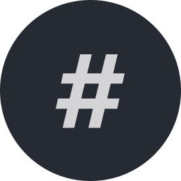 Image of a hashtag
