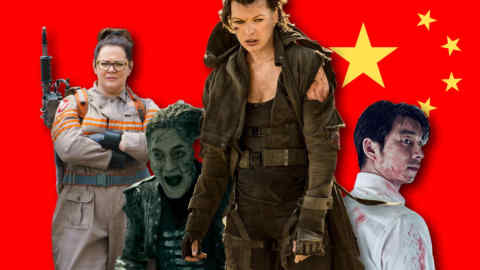 Recent movies that passed the censors in China include, from left, ‘Ghostbusters’, ‘Pirates of the Caribbean: Dead Men Tell No Tales’ and ‘Resident Evil: The Final Chapter’, but hit South Korean zombie flick ‘The Train to Busan’, right, was not allowed to be shown in the country <span/>