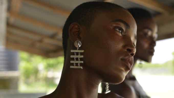 Shekudo's Adaku earrings in sterling silver are handmade by goldsmiths in Lagos, Nigeria