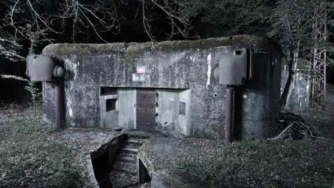 Maginot Line Casemate with armoured searchlights, near Lembach, Bas-Rhin department, France (C) Jonathan Andrew