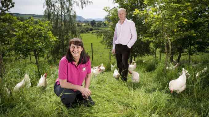 David and Helen Brass, Poultry Finalists in the Farmers Weekly Awards 2014.