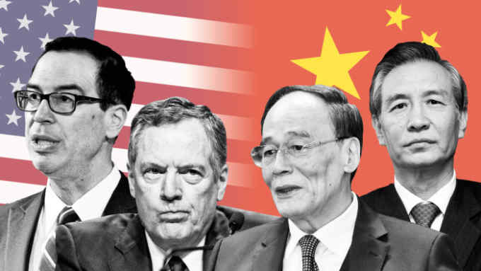 Steven Mnuchin, Robert Lighthizer are seen as the chief contacts for China, which will look to Wang Qishan and Liu He to reach a settlement