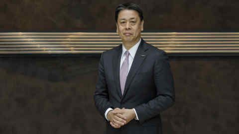 Makoto Uchida, Nissan CEO taken at the Nissan HQ
