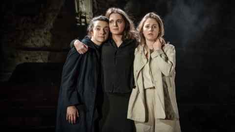 From left, Patsy Ferran, Pearl Chanda and Ria Zmitrowicz in 'Three Sisters'