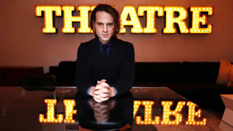 Producer Jordan Roth at the Saint James Theatre in New York City