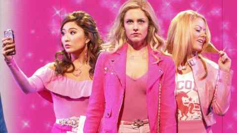 From left, Ashley Park, Taylor Louderman and Kate Rockwell in 'Mean Girls'