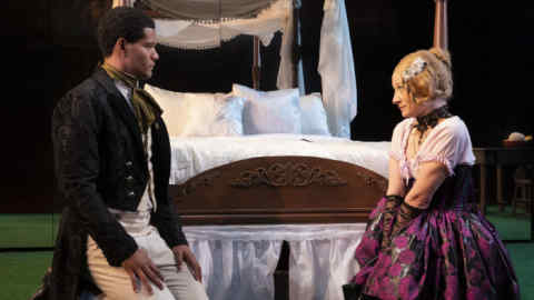 Sullivan Jones and Annie McNamara in 'Slave Play'