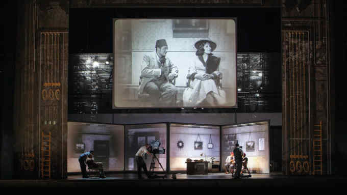 'A scene from the show &quot;Black & White&quot; on the stage of the Sheik Jaber Al-Ahmed Cultural Center in November 2018.' Kuwait National Cultural District