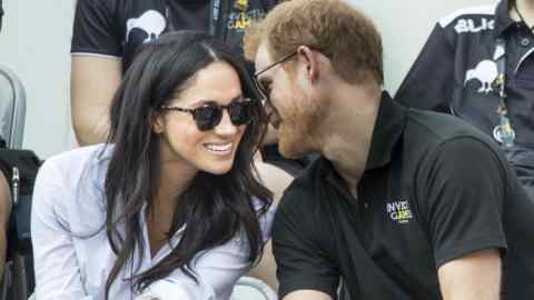 File photo dated 25/09/17 of Prince Harry and Meghan Markle watching Wheelchair Tennis at the 2017 Invictus Games in Toronto, Canada, as they have announced their engagement. PRESS ASSOCIATION Photo. Issue date: Monday November 27, 2017. See PA story ROYAL Wedding. Photo credit should read: Danny Lawson/PA Wire