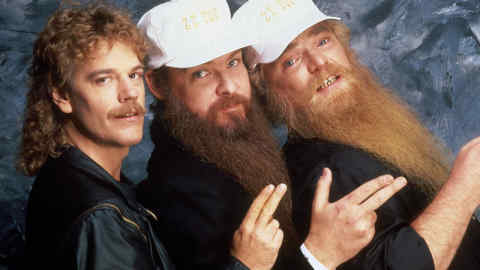 ZZ Top in 1984, from left, Frank Beard, Billy Gibbons and Dusty Hill