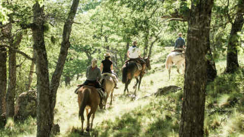 Riding at Estancia San Juan de Quillen, Patagonia
