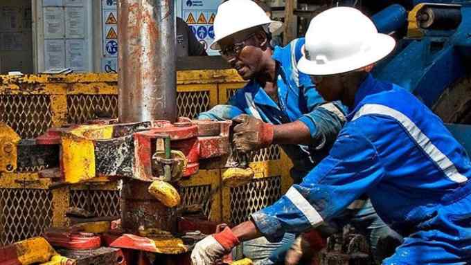 Oil drilling in Uganda