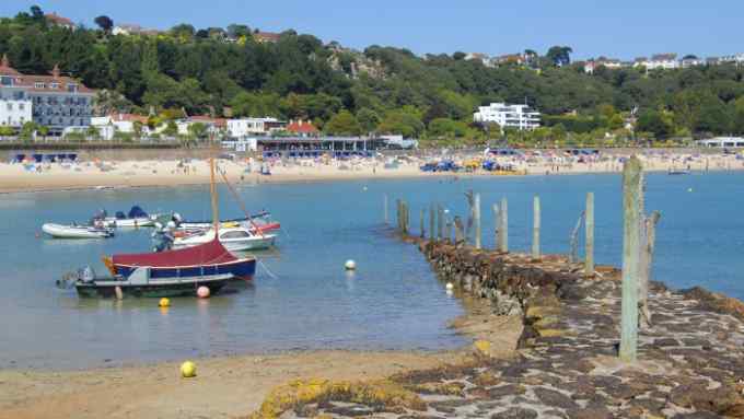 St. Brelade Harbour and Beach, Jersey