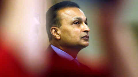 Anil Ambani, Chairman of India's Reliance Communications, attends a news conference in Mumbai, India, June 2, 2017. REUTERS/Shailesh Andrade - RC1C60A3C740
