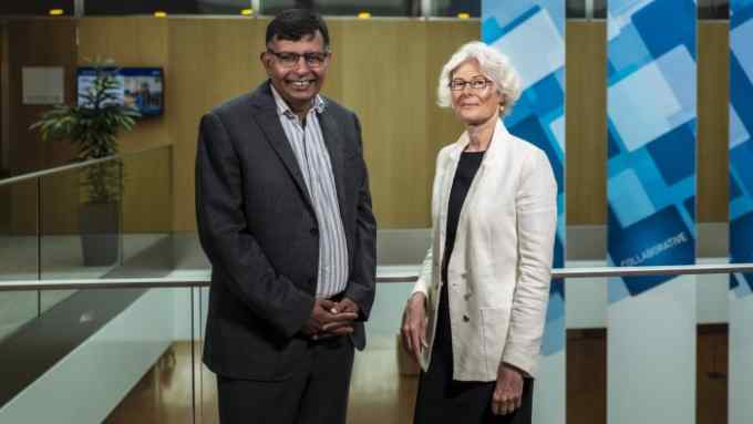 Anand Narasimhan and Janet Hewetson, IMD, Lausanne, Switzerland. September 02 2019.