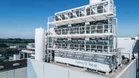 Climeworks Carbon capture Plant, Switzerland