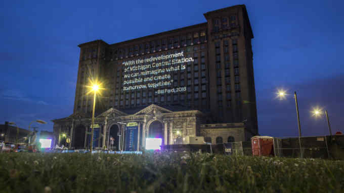 Light Projections At Michigan Central Station 2018 - Handout