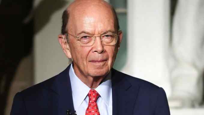 WASHINGTON, DC - FEBRUARY 28: Commerce Secretary Wilbur Ross prepares to do television interviews in Statuary Hall at the U.S. Capitol before President Donald Trump delivers a speech to a joint session of Congress on February 28, 2017 in Washington, DC. Trump's first address to Congress is expected to focus on national security, tax and regulatory reform, the economy, and healthcare. (Photo by Mark Wilson/Getty Images)